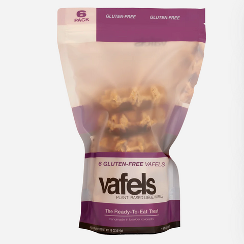 Vafels Gluten Free & Vegan Liege Waffels (2- 6 packs)